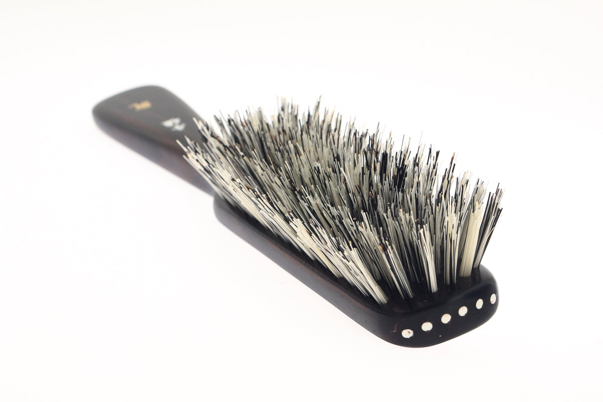 手植-6やわらかめ ヘアブラシ 6行 – 藤本虎