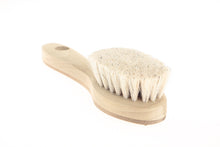 画像をギャラリービューアに読み込む, 手植 楕円  フェイスドライブラシ 白馬たてがみ毛