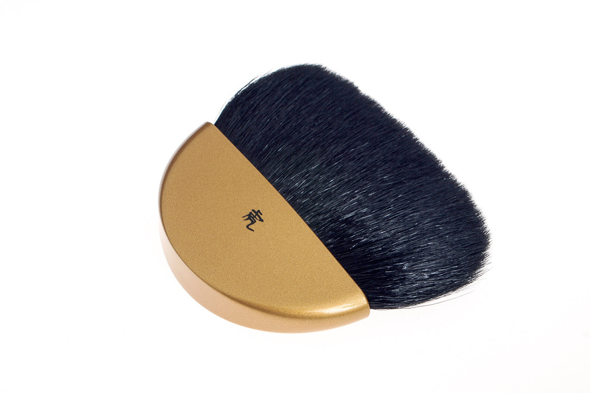 新品未使用 パウダーブラシ 天然毛 螺鈿新品未使用 パウダーブラシ